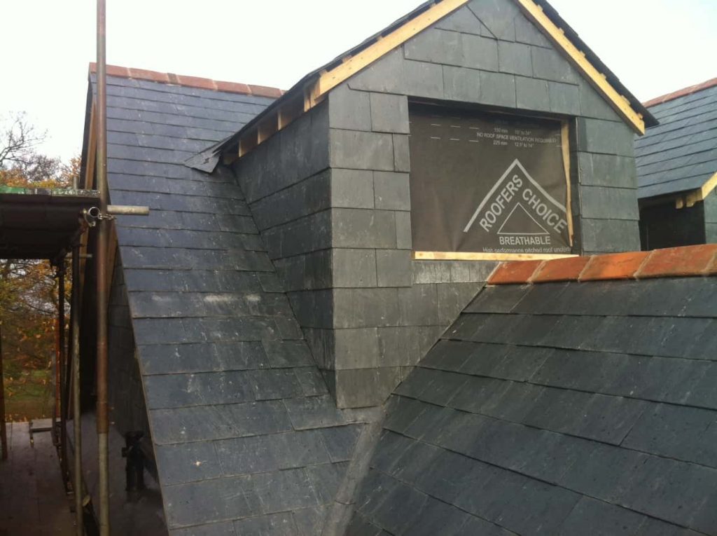 Dormer loft and roofing progress in Romford